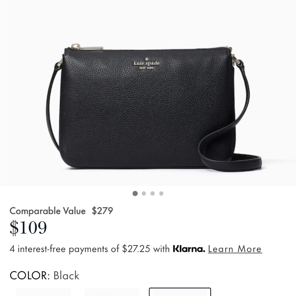 Leila Triple Gusset Leather Crossbody